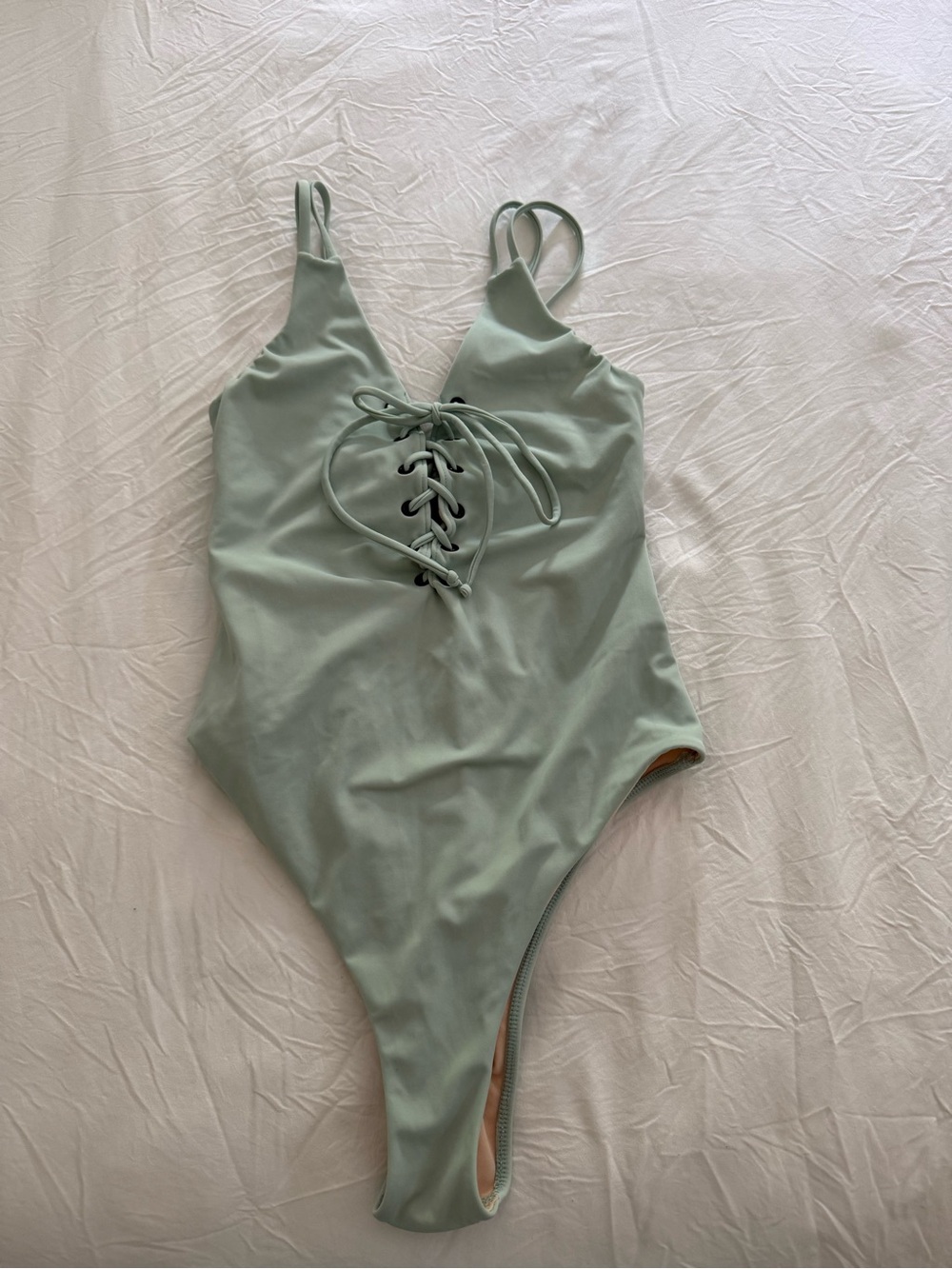Blue One Piece Bathing Suit